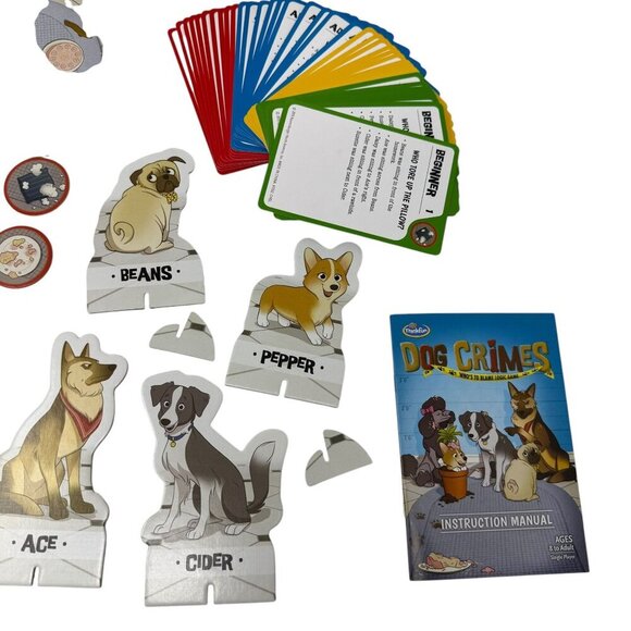 ThinkFun Dog Crimes Logic Game Critical Thinking Brain Challenge Cognitive skill - Picture 5 of 9